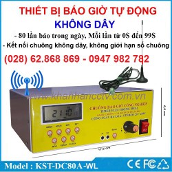 Chuông reo báo giờ tự động không dây cho nhà xưởng Chuông reo báo giờ tự động không dây cho nhà xưởng