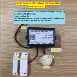 Bộ đèn còi báo động cảnh báo cửa chưa được đóng KSA-AL10 Bộ đèn còi báo động cảnh báo cửa chưa được đóng KSA-AL10